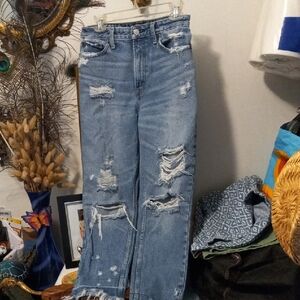 Abercrombie & Fitch Blue High Rise Jeans